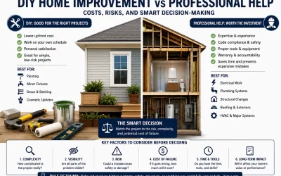 DIY Home Improvement vs Professional Help: Costs, Risks, and Smart Decision-Making